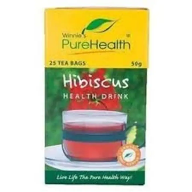 Winnie's Pure Health Hibiscus Health Drink 50g 25 Bags